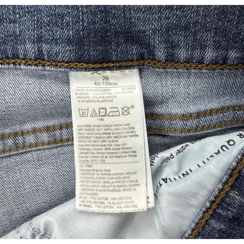 Banana Republic Denim Shorts Women 29 Blue Premium Denim Stretch Medium Wash - Picture 12 of 14